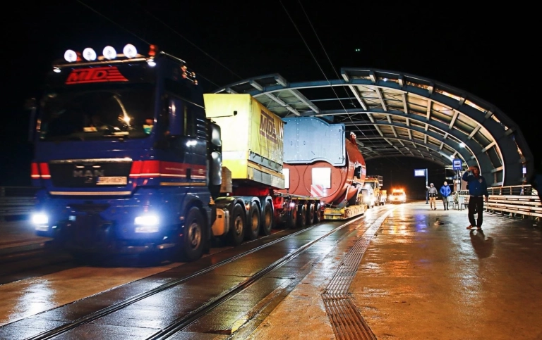 transport kotła